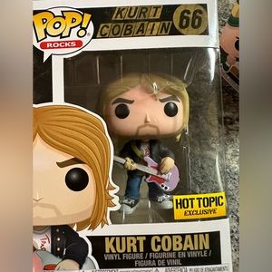 Kurt Cobain 66 Funko Pop Hot Topic collectible
